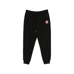 Canada Goose Black Trousers - Track Pants Men
